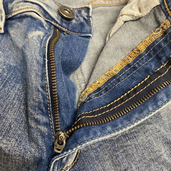 KDNK 11 4 14 11 Men’s Distressed Destroyed Jeans Blue Size 34 - Picture 10 of 12